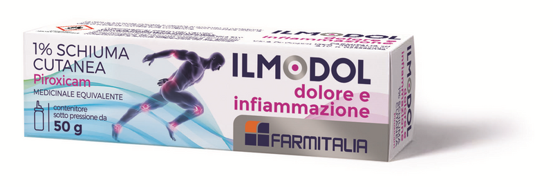 Ilmodol dolore e infiammazione 1% schiuma cutanea piroxicam medicinale equivalente