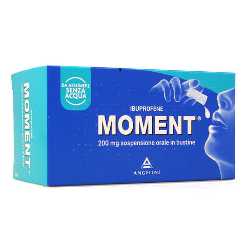 Moment 200 mg oral suspension in sachets ibuprofen