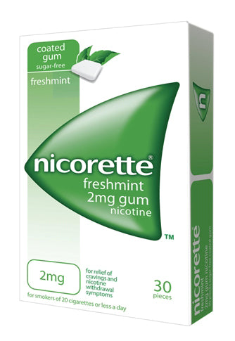 Nicorette "chicle medicado 2 mg" chicle 30"