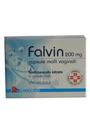 Falvin 200 mg Fenticonazolo nitrato Capsule molli vaginali - 6 capsule