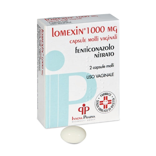 Lomexin 1000 mg soft capsules vaginallifenticonazole nitrate