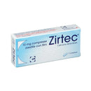 Zirtec 10mg Cetirizina dicloridrato Antistaminico per Rinite Allergica - 7 compresse