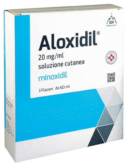 Aloxidil 20 mg/ml soluzione cutanea minoxidil