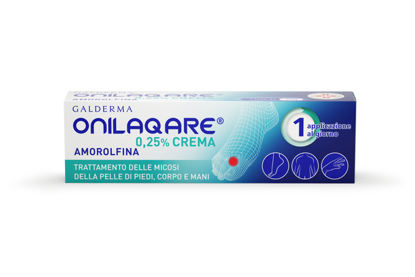 Onilaqare 0,25% crema amorolfina