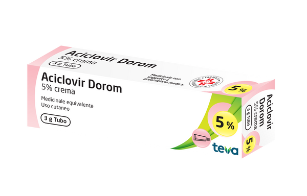 Aciclovir dorom 5% crema medicinale equivalente