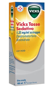 Vicks tosse sedativo 1,33 mg/ml sciroppo destrometorfano bromidrato con miele