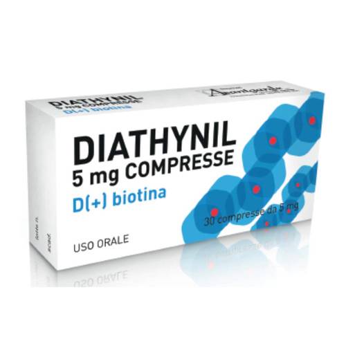 Diathynil 5 mg tablets d(+) biotin