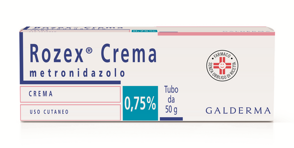 Rozex 0,75% crema metronidazolo