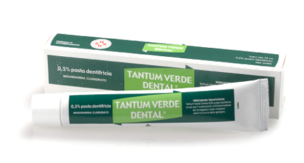 Tantum verde dental pasta de dientes con clorhidrato de bencidamina al 0,5%