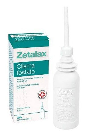 Zetalax clisma fosfato  fosfato monosodico monoidrato e fosfato bisodico eptaidrato