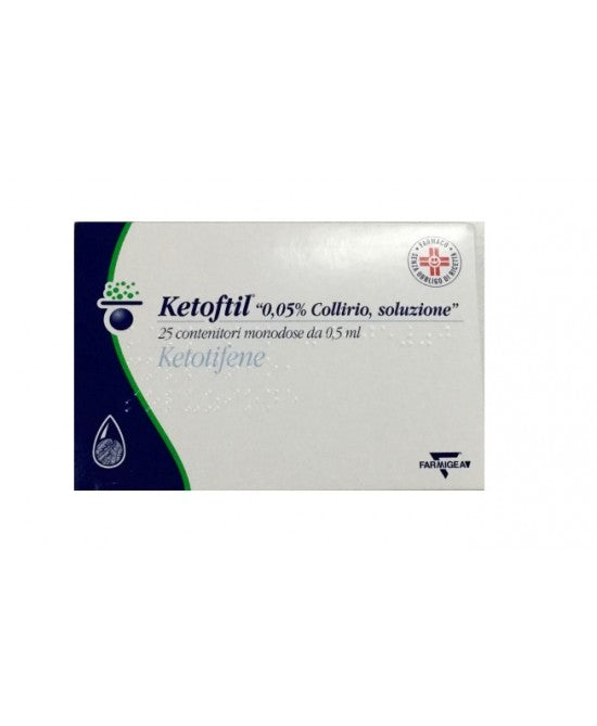 Ketoftil 0.5 mg/ml eye drops, ketotifen solution