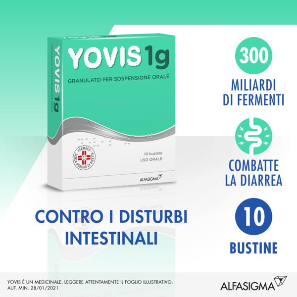 YOVIS - Integratore di fermenti 300miliardi 10 bustine