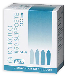 Glicerolo sella bambini 1375 mg supposte glicerolo sella adulti 2250 mg supposte