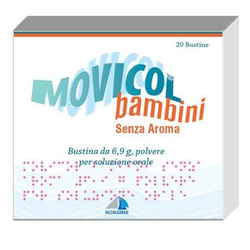 Movicol niños 6,9 g, polvo para solución oral, sin sabor