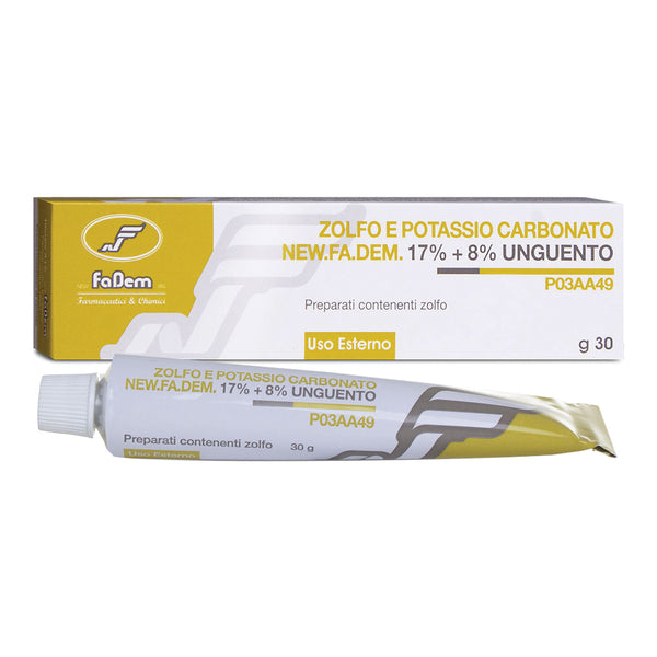 Zolfo e Potassio carbonato 10% unguento 30 g