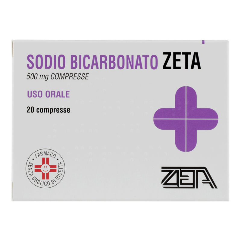 Sodio bicarbonato zeta 500 mg compresse  sodio bicarbonato