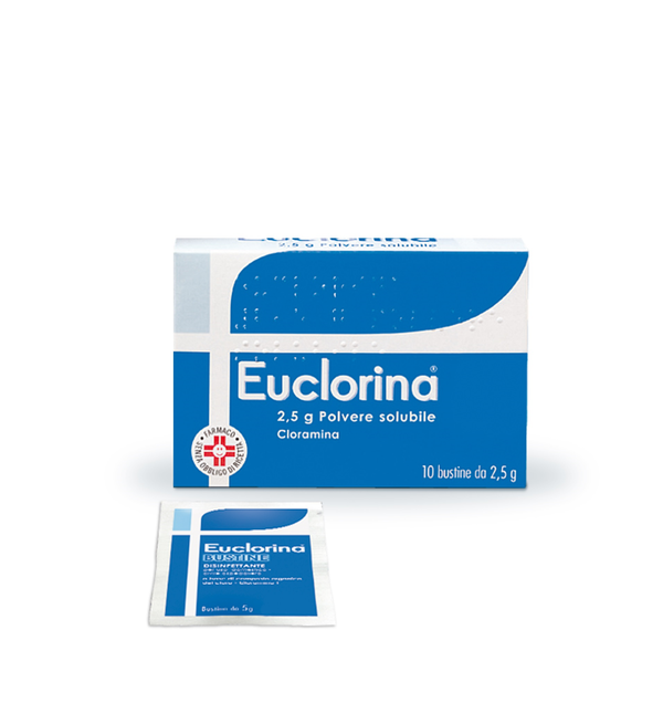 Euclorina 2,5 g polvere solubile cloramina