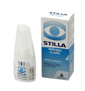 Stilla Delicate 20mg/100ml Eye Drops, Benzalkonium Chloride Solution