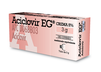 Aciclovir eg 5% crema medicinale equivalente