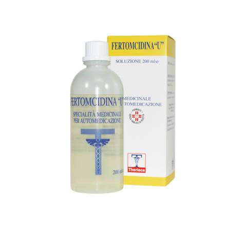 Fertomcidina &ldquo;u&rdquo; 17,5 mg/ml + 30,00 mg/ml soluzione cutanea acido salicilico/sodio ioduro