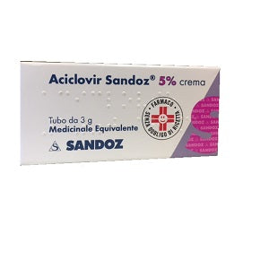 Aciclovir sandoz 5% crema medicinale equivalente