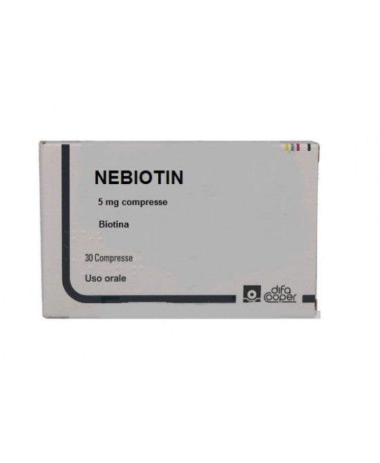 Nebiotin 5 mg biotin tablets