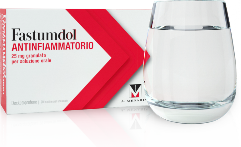 Fastumdol anti-inflammatory 25 mg granules for oral solution dexketoprofen