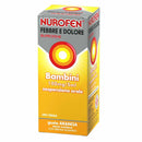 Nurofen Febbre e Dolore Bambini 100mg/5ml Sospensione Orale Gusto Arancia Senza Zucchero - 150ml