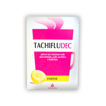 Tachifludec powder for oral solution 10 sachets lemon flavour