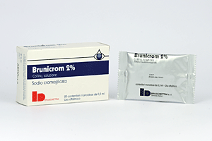 Brunicrom 2% eye drops, sodium cromoglicate solution