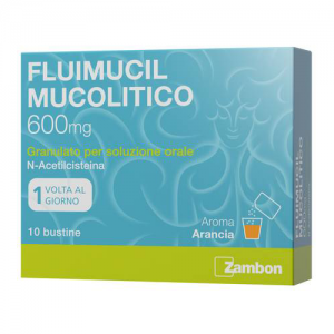 Fluimucil mucolytic 600 mg granules for oral solution n-acetylcysteine