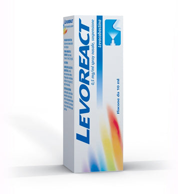 Levoreact 0.5 mg/ml nasal spray, suspension levocabastine hydrochloride