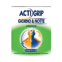 Actigrip giorno & notte compresse paracetamolo, pseudoefedrina cloridrato, difenidramina cloridrato