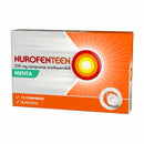 Nurofenteen 200mg Ibuprofene Febbre e Dolore dai 12 Anni Gusto Menta - 12 Compresse Orodispersibili
