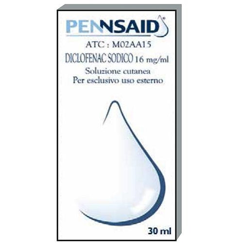 Pennsaid 16 mg/ml cutaneous solution diclofenac sodium