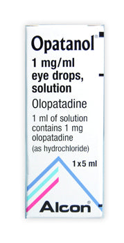 Opatanol 1 mg/ml eye drops, solution olopatadine