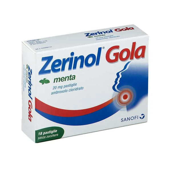 Zerinol throat mint 20 mg tablets ambroxol hydrochloride