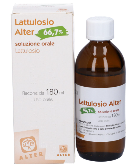 Lattulosio alter 66,7% soluzione orale lattulosio