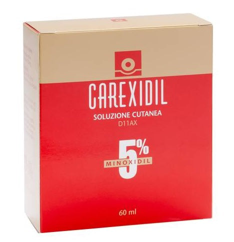 Carexidil 5% spray cutaneo, soluzione  minoxidil  medicinale equivalente