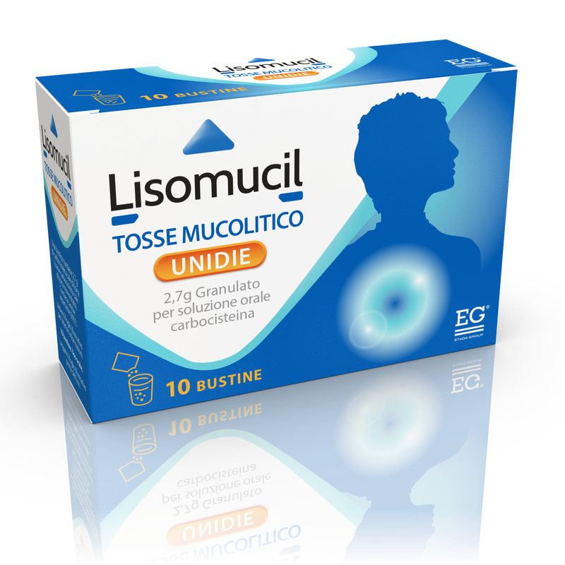 Lisomucil tosse mucolitico unidie 2,7 g granulato per soluzione orale carbocisteina medicinale equivalente