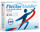 Flector Unidie 14mg Piroxicam Antidolorifico Locale - 4 Cerotti medicati