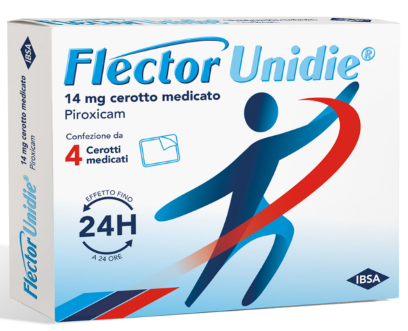 Flector unidie 14 mg, medicated plaster piroxicam