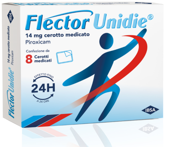 Flector unidie 14 mg, cerotto medicato piroxicam