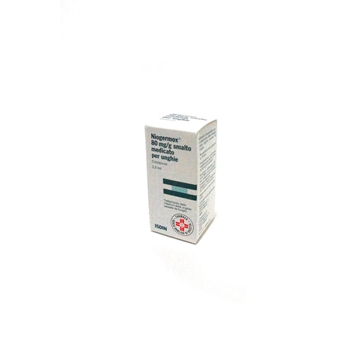 Niogermox 80 mg/g ciclopirox esmalte de uñas medicinal