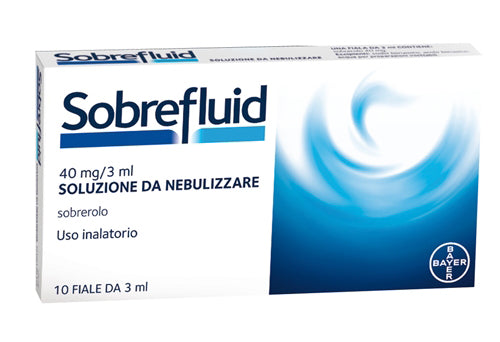 Sobrefluid 40mg/3ml soluzione da nebulizzare  sobrerolo