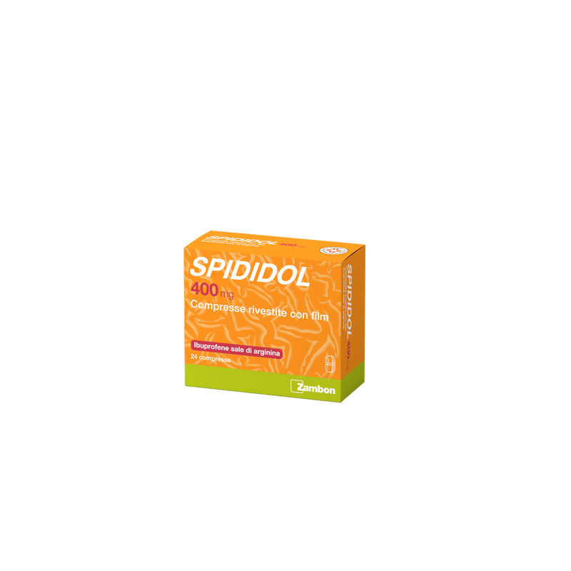 Spididol 400 mg comprimidos recubiertos con película Spididol 400 mg granulado para solución oral sabor albaricoque ibuprofeno sal de arginina