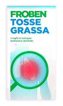 Froben tosse grassa 4 mg/5 ml sciroppo bromexina cloridrato medicinale equivalente