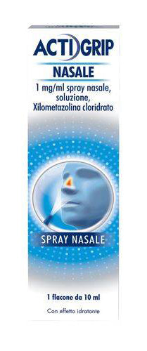 Actifed decongestionante lenitivo 1 mg/50 mg/ml spray nasale, soluzione xilometazolina cloridrato/dexpantenolo