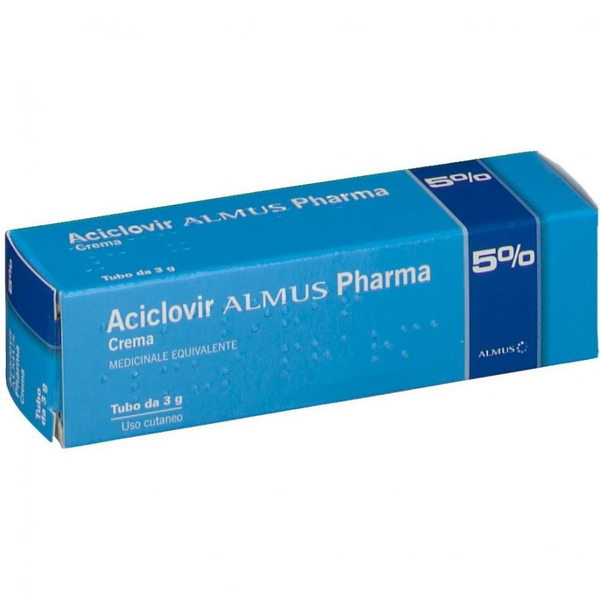 Aciclovir almus pharma 5% crema medicinale equivalente