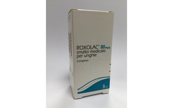 Roxolac 80 mg/g, smalto medicato per unghie ciclopirox